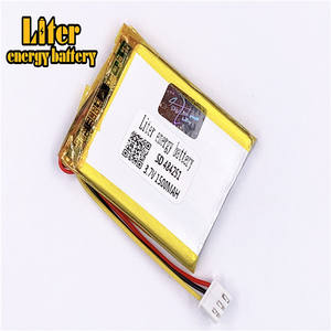 Stecker <span class=keywords><strong>2</strong></span>,5-3 P 3,7 V 484251 1500 mah Wiederaufladbare lipo batterie solar li ionen polymer lithium-batterie mit PCM - Product Image 1