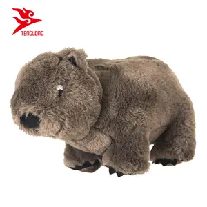 Wombat brinquedo de pelúcia macia, animal de pelúcia extra grande