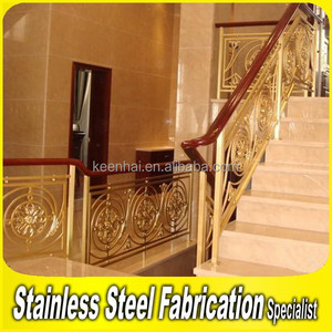 Fini laiton Customed <span class=keywords><strong>garde</strong></span> - <span class=keywords><strong>corps</strong></span> <span class=keywords><strong>en</strong></span> <span class=keywords><strong>aluminium</strong></span> balustre - Product Image 2