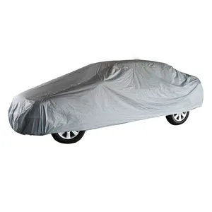 Funda de coche impermeable PEVA para uso en exteriores, cubierta de SUV de un solo uso, regalo, gran oferta