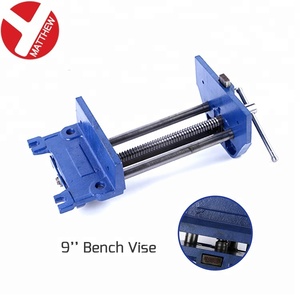 Abrazadera de tornillo de banco de hierro para carpintería, alta resistencia, con mandíbulas anchas - Product Image 3