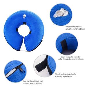 Zacht En Comfortabel Donut Veiligheid Beschermende E-Kraag Herstel Opblaasbare Hond Kraag - Product Image 4