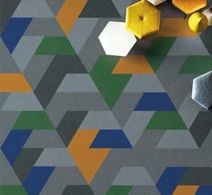 Dalles <span class=keywords><strong>de</strong></span> moquette commerciales en nylon PVC imperméables modulaires modernes - Product Image 2