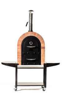 Construir una cubierta parrilla móvil de madera despedido <span class=keywords><strong>horno</strong></span> de pizza para la venta - Product Image 2