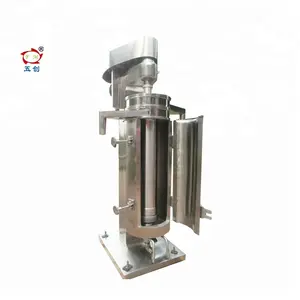 GF105 alta calidad pequeña maquinaria del molino de aceite de coco centrífuga tubular máquina