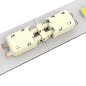 Connecteur de faisceau lumineux led, type polka, pour bandes lumineuses
