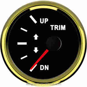 2 "Marine Garniture Jauge Mètre 0-190ohm UP-DN 9-32 V Avec Rétro-Éclairage - Product Image 2