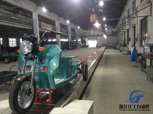 Motorrad Auto Dreirad/Motorrad/Elektro fahrrad Montagelinie Montagelinie Produktions linie Produkt förderer