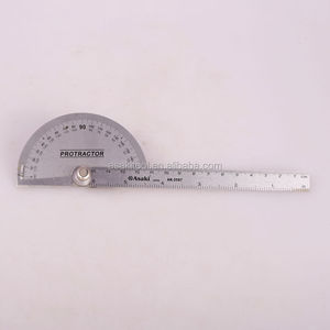 AK-2587 paslanmaz çelik endüstriyel derece yarım ay iletki cetvel - Product Image 3