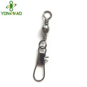 Fishing Snap Swivel Barrel Swivel With Inter Lock Snap Bulk Fishing Tackle