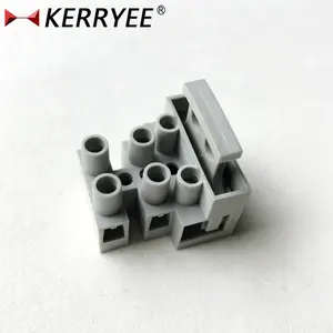 801 3P terminal block 10mm grey fuse holder feed through connector