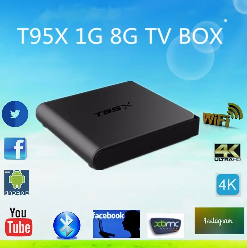 Drahgonworth 1G/8G Kodi Amazon Feuer Stick box Android 6.0 TV Box kodi tv player T95X