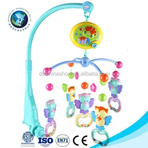 Mobile For Baby Safety Plastic Baby Hanging Toys Cheap Musical Electric Educational Rattle Toy