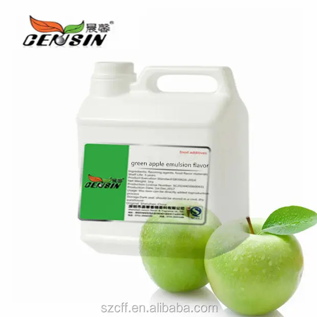 Food Additive Emulsion Flavoring Green Apple Emulsion Flavour