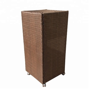 Étagère à <span class=keywords><strong>roulettes</strong></span> en rotin de jardin, armoire de salle de bain, boîtes de <span class=keywords><strong>rangement</strong></span> avec <span class=keywords><strong>roulettes</strong></span> - Product Image 5
