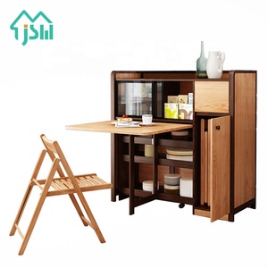 Moderno multifunción Seccional de madera estable plegable mesa de <span class=keywords><strong>comedor</strong></span> con <span class=keywords><strong>4</strong></span> sillas - Product Image 1
