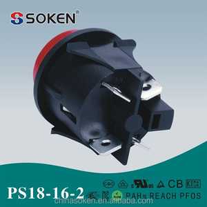 Soken commutateur 250vac 16a auto-verrouillage push button switch - Product Image 2