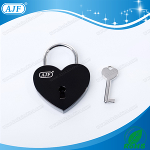 AJF TUV pasado <span class=keywords><strong>el</strong></span> producto más popular de color negro amor en forma de corazón lock, Liebesschloss, cadenas - Product Image 4