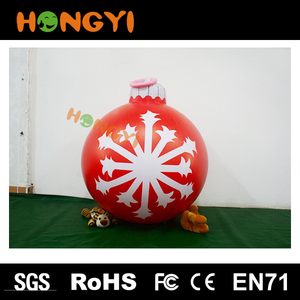 Inflable al aire libre grande rojo Navidad decoración de Año Nuevo bolas festivai actividad colgante globo fábrica - Product Image 5