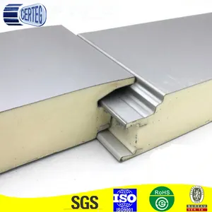 Tahan Api PIR/PU Insulated Busa Panel Sandwich untuk Atap dan Dinding Di Harga Rendah