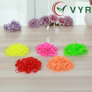 Bandas para el pelo de TPU para niños, cinta para el pelo de goma Flexible colorida de TPU barata banda elástica para el cabello