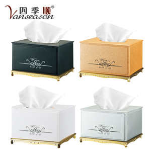 Logo Tùy Chỉnh In Acrylic Tissue Box Chủ