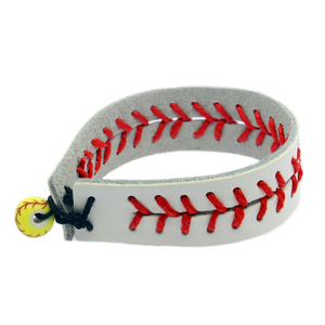 Vendita calda moda scrivere <span class=keywords><strong>bracciale</strong></span> in pelle di mucca intrecciata regolabile giallo - Product Image 3