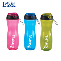 Bouteille d'eau en plastique avec couvercle, pour enfants, bonne qualité, Logo personnalisé, cadeau gratuit, élégant, gourde promotion, sport, accessoires