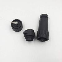 Connecteur circulaire étanche IP67 personnalisé série Weipu WA22, 7 broches, mâle et femelle, pour éclairage industriel de scène
