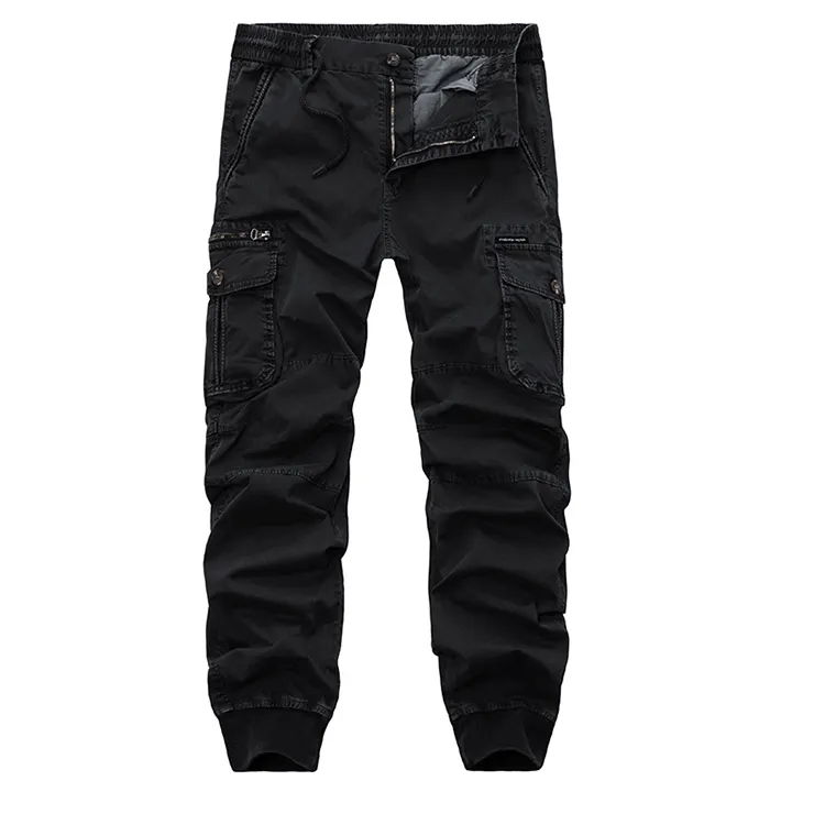 Bleach Resistant Mens Cargo Work Pants、Outdoor Jogging Hiking Jeans Casual Pants Trousers