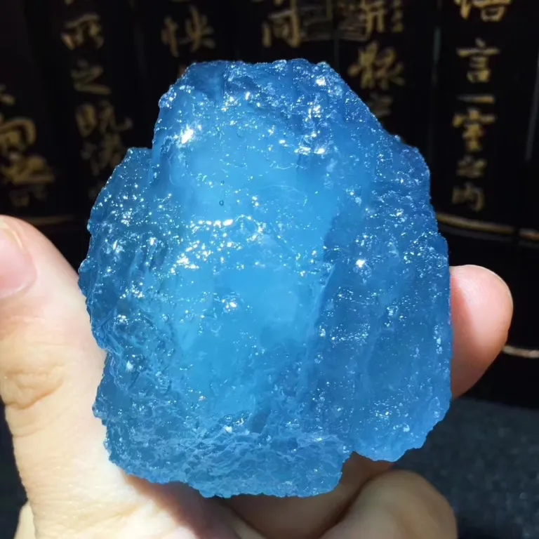 Hoge Kwaliteit Natuurlijke Aquamarijn Crystal Stone Healing Aquamarijn Edelsteen Kristal