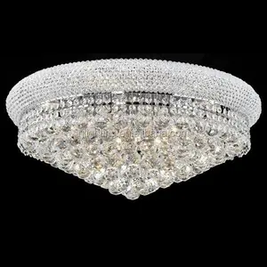 Groothandel Flush Mount Indoor Banket Decoratieve Led Kroonluchter Verlichting Armatuur Kristallen Plafondlamp