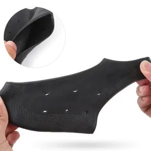 Silicon Gel Socks Melenlt Gel Heel Socks Care Heel Silicone Foot Care Protector Massaging Heel Protection Cushion Pad