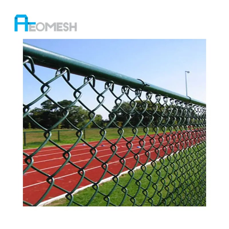 Oyun alanlarına uygulanan farklı benzersiz tasarımlarla AEOMESH zincir bağlantı çitleri