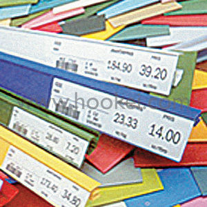 Présentoir de supermarché Porte-étiquette de prix de bande de données adhésive en plastique PVC pour le marchandisage au détail - Product Image 4