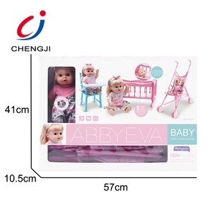Yeni tasarım plastik bebek kız silikon güzel canlı ucuz <span class=keywords><strong>14</strong></span> inç bebek - Product Image 5