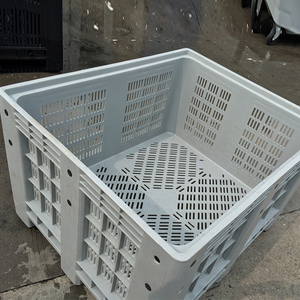 農業用バージンHDPE通気性バルクプラスチックパレットビン（蓋付き） - Product Image 4