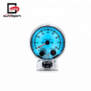ECARsport 7 Couleurs 80mm Led <span class=keywords><strong>Tachymètre</strong></span> 0-8000 RPM Jauge Car Meter - Product Image 2