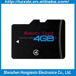 Micro cartes sont le plus récent et le plus petit flash mémoire tf carte 4 gb