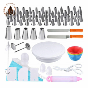 Bộ Đầu Phun Trang Trí Bánh Kem Nga, Bộ Đui Bắt Kem, Đầu Phun Kem Bằng Thép Không Gỉ - Product Image 2