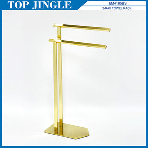 Reverse Round Plastic Base With Diamond 3-<b>rail</b> <b>Towel</b> Holder - Product Image 3