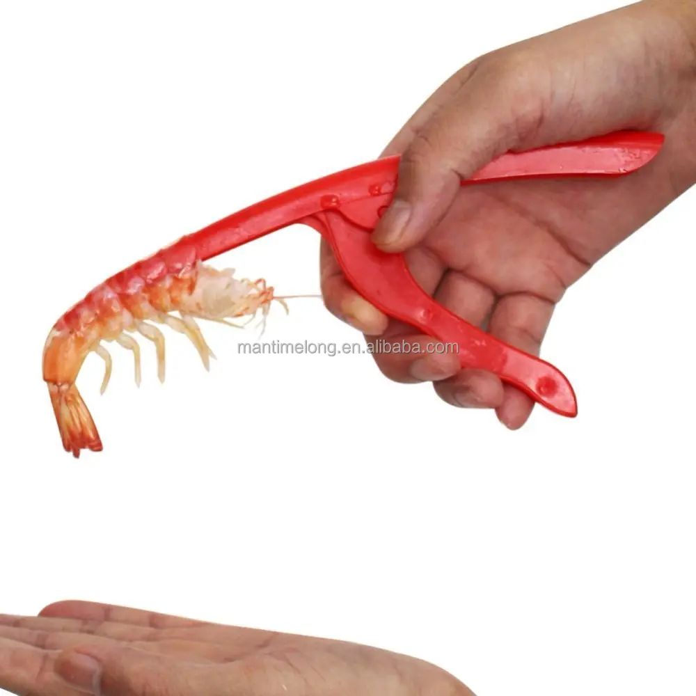 Nuovo Gamberetti Pelapatate E Deveiner Buccia Gamberetti Strumento di Frutti di Mare Utensili Da Cucina Gadget