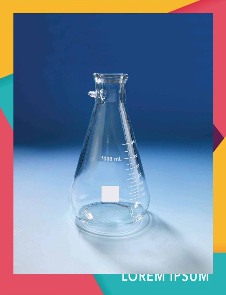 Фильтрующая колба из прозрачного стекла