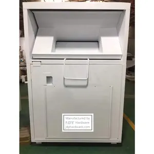 #1001 Großvolumige Kleidung aus verzinktem Stahl Recycling Metall Spenden behälter Box