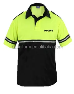 Wholesale Polo Shirt 100% Polyester Dry Fit Security Polo Shirts Reflective Polo T Shirt Custom Logo