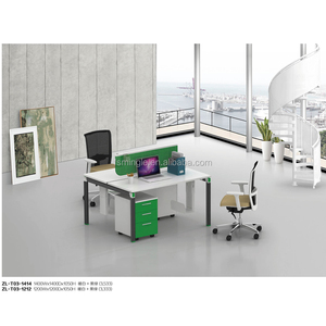 Estilo Simple Foshan muebles de <span class=keywords><strong>oficina</strong></span> en forma de L 1,8 <span class=keywords><strong>Metro</strong></span> escritorio ejecutivo personal de - Product Image 6