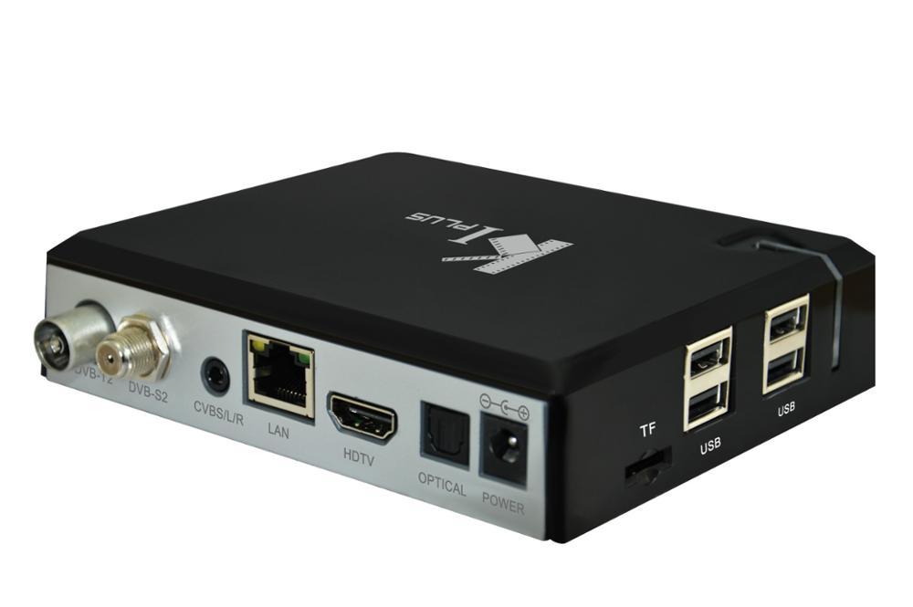 K1 Más S905 DVB-S2 DVB-T2 receptor Android 5.1 4 K FULL HD Smart TV Box 1G/8G KODI WIFI