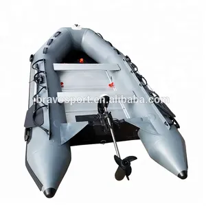 2018 Trung Quốc Nhà Sản Xuất Cá Nhân Cứng Nhắc PVC Hovercraft Inflatable Thuyền Và Động Cơ Điện Để Bán