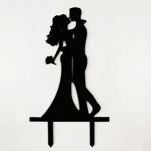 Su misura Mr & Mrs Sposa e Lo Sposo di Nozze Acrilico Coppia Cake Topper Partito Decor