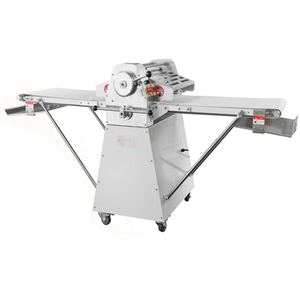 Rouleau <span class=keywords><strong>de</strong></span> pâte <span class=keywords><strong>de</strong></span> <span class=keywords><strong>cuisine</strong></span> électrique en acier inoxydable, équipement <span class=keywords><strong>de</strong></span> boulanger - Product Image 2